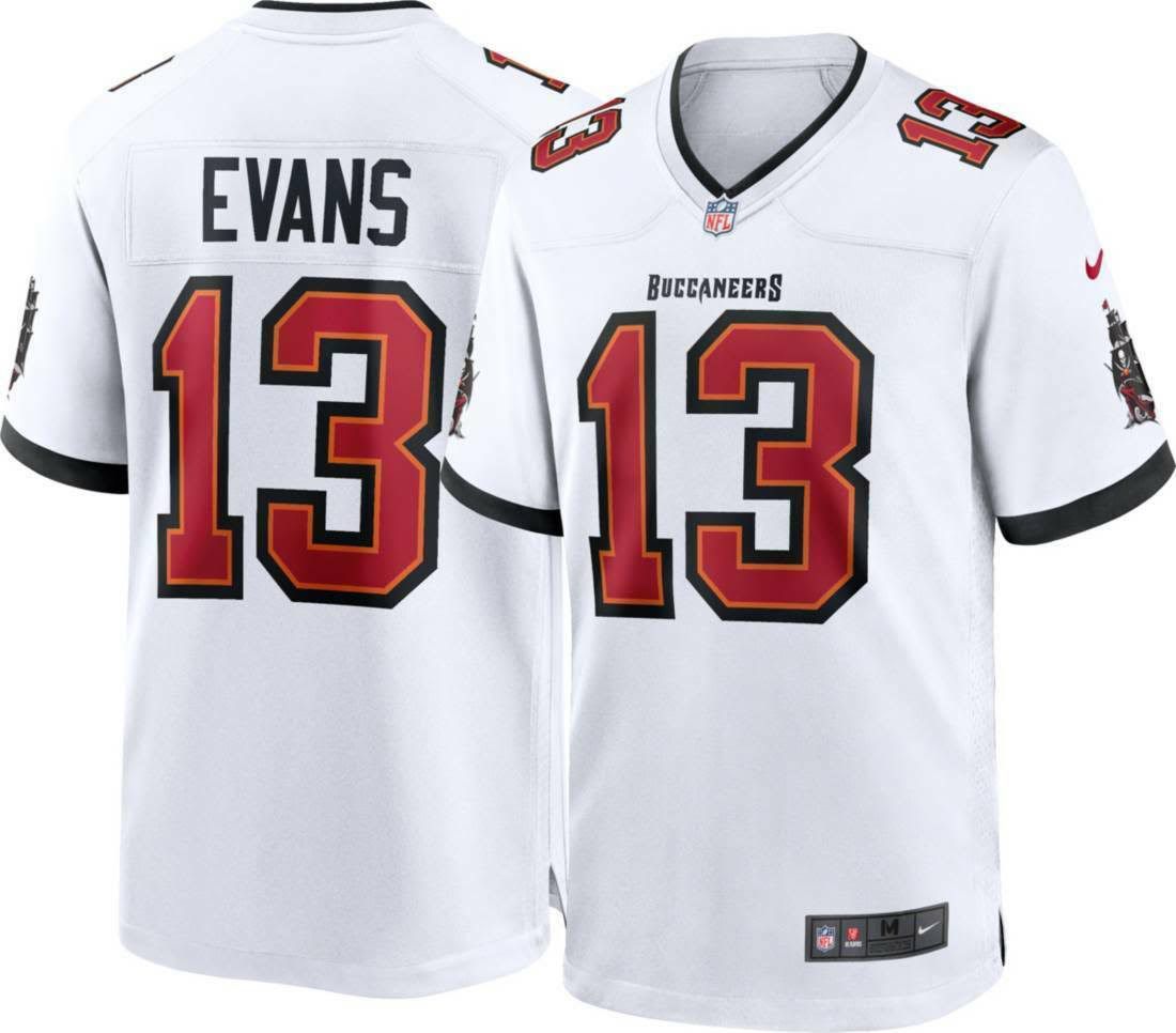 Men Tampa Bay Buccaneers #13 Mike Evans Nike White Player Game NFL Jersey